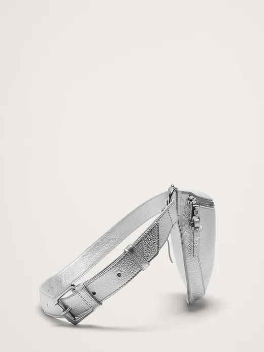 Metallic Leather Belt Bag sold by Banana Republic product image thumbnail 3