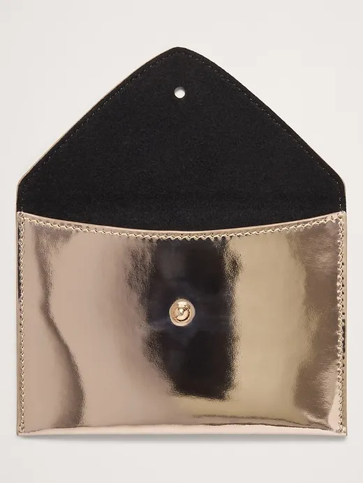 Leather Mini Envelope Pouch sold by Banana Republic product image thumbnail 2