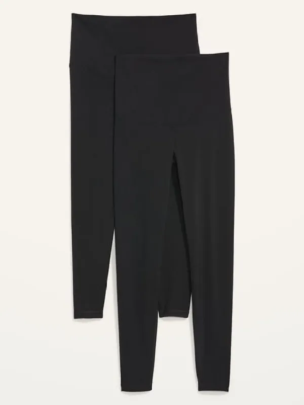 Maternity Postpartum Leggings & Rollover PowerChill Leggings 2-Pack sold by GAP