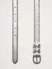 Slim Metallic Leather Belt sold by Banana Republic