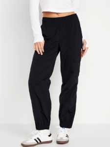 High-Waisted Ankle-Zip Cargo Joggers sold by GAP