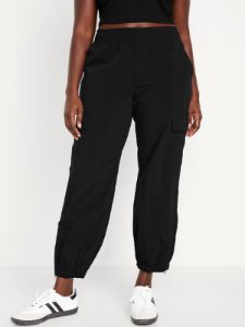 High-Waisted Ankle-Zip Cargo Joggers sold by GAP