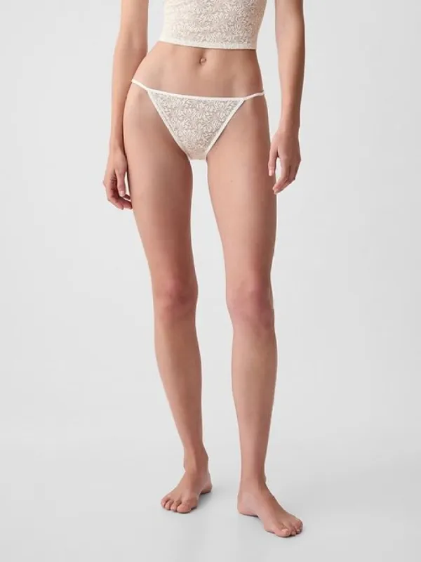 Floral Lace Bikini sold by GAP