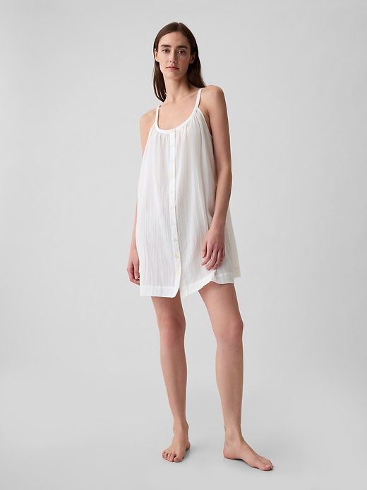 Crinkle Gauze Nightgown sold by GAP