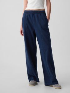 Seamed Wide-Leg Sweatpants sold by GAP