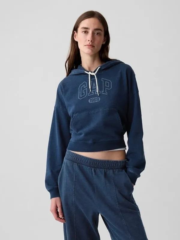 Gap Arch Logo Cropped Hoodie sold by GAP