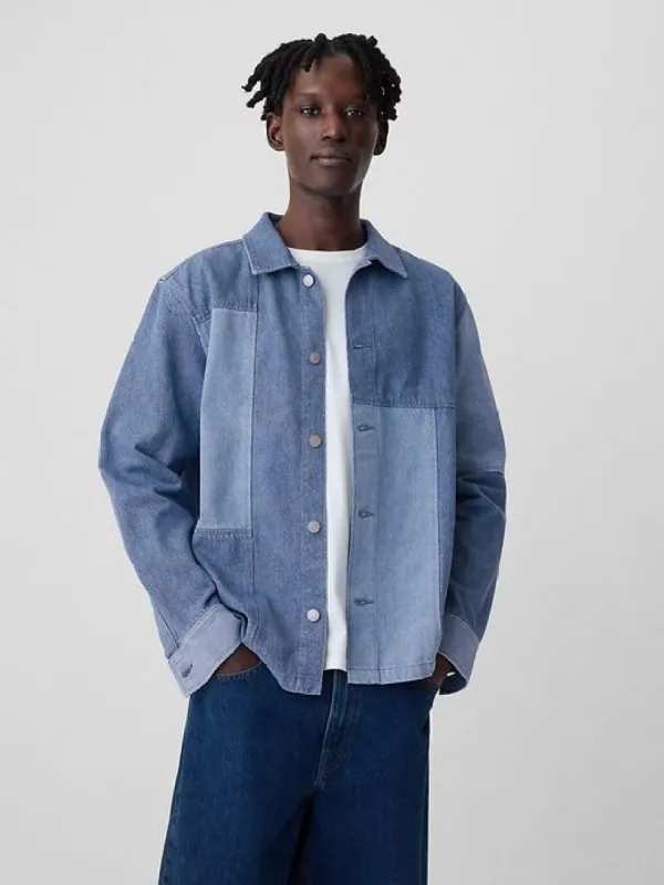 Patchwork Denim Shirt sold by GAP