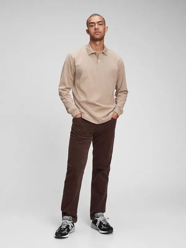 Corduroy Straight Leg Pants with Washwell sold by GAP