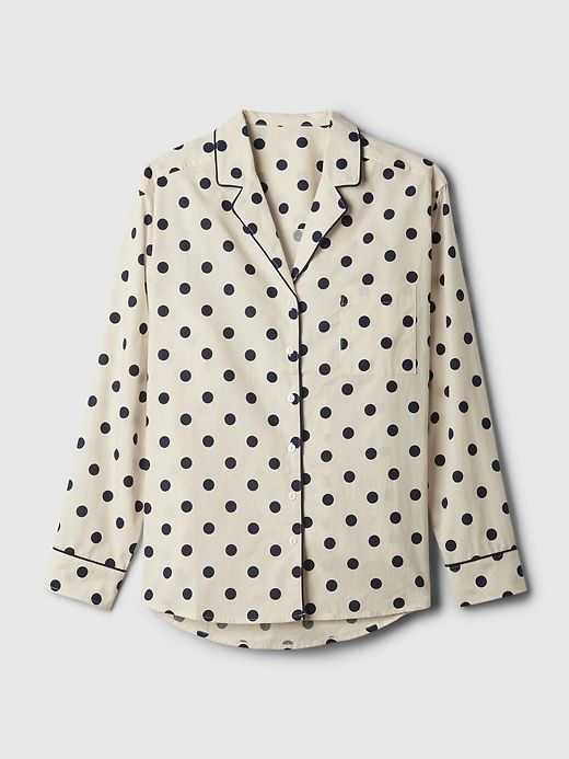 Poplin PJ Shirt sold by GAP product image thumbnail 4