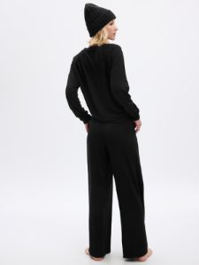 Wide-Leg Pleated PJ Pants sold by GAP