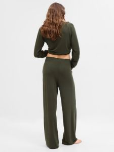 Wide-Leg Pleated PJ Pants sold by GAP
