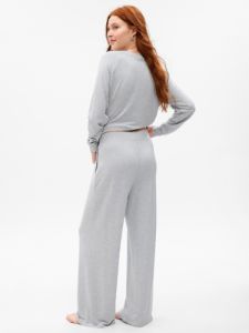 Wide-Leg Pleated PJ Pants sold by GAP