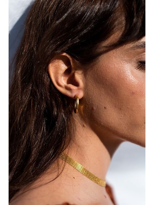 Mini Hoop Earrings sold by GAP product image thumbnail 2