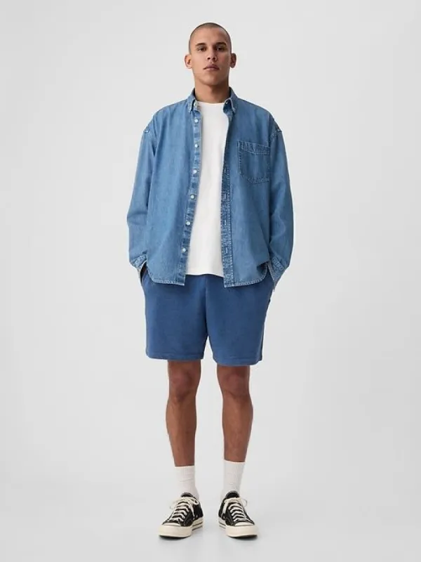 7" French Terry Shorts with E-Waist sold by GAP