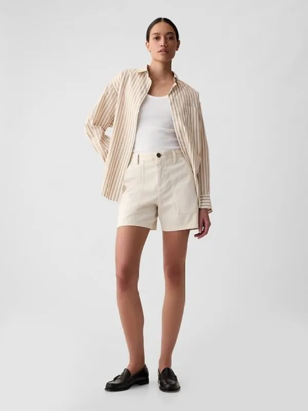 Mid Rise Carpenter Shorts sold by GAP