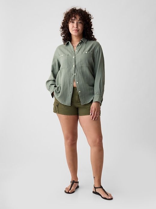 3" Low Rise Y2K Cargo Shorts sold by GAP product image thumbnail 5