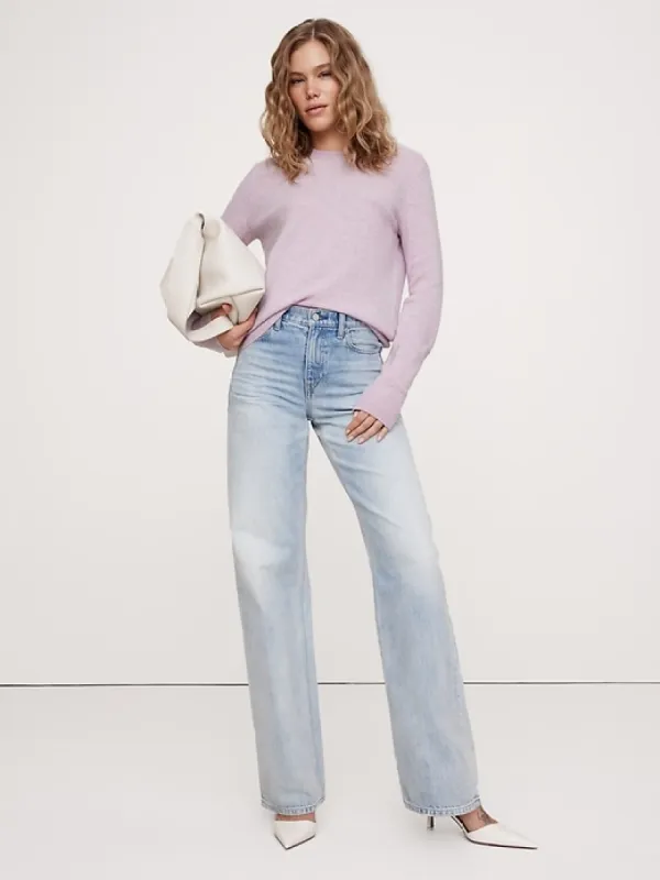 Lightweight Cashmere Crew-Neck Sweater sold by Banana Republic