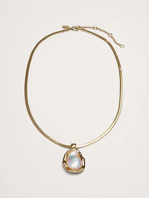 Telaio Baroque Pearl Necklace by Aureus + Argent sold by Banana Republic