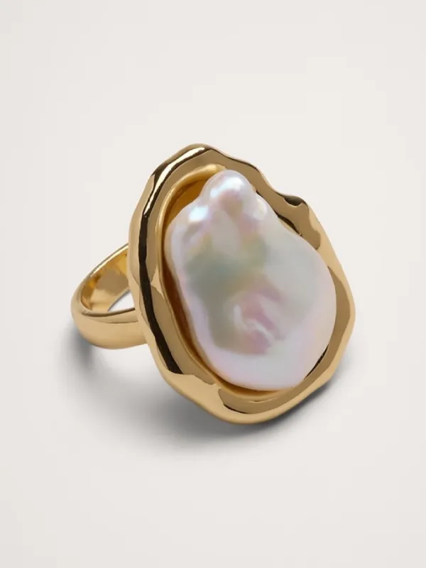 Telaio Baroque Pearl Ring by Aureus + Argent sold by Banana Republic