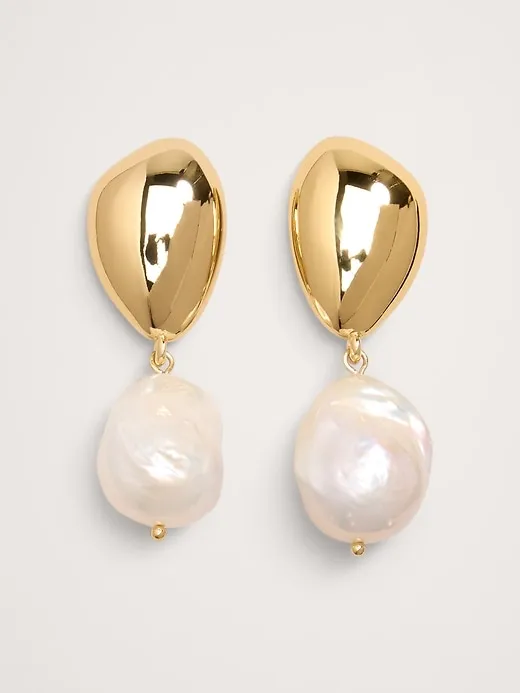 Telaio Pebble Pearl Earrings by Aureus + Argent sold by Banana Republic