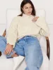 Cashmere Cable-Knit Cropped Sweater with Vented Back sold by Banana Republic