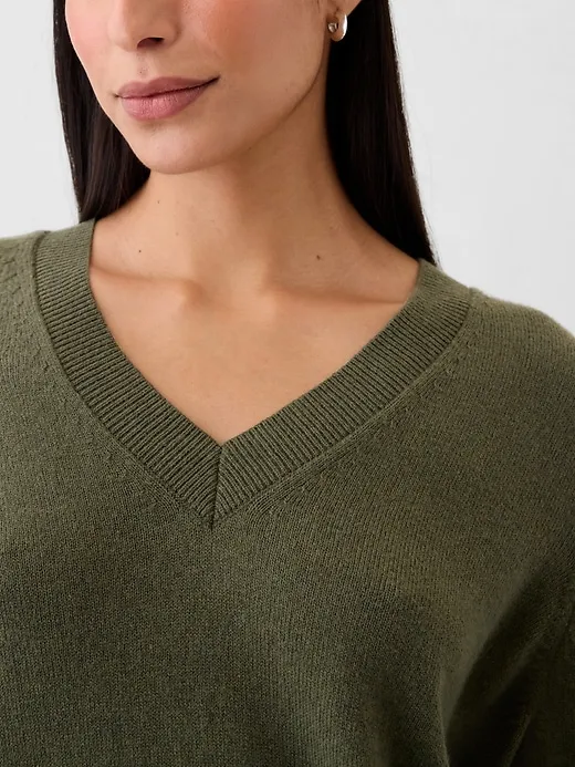 CashSoft V-Neck Sweater sold by GAP product image thumbnail 3