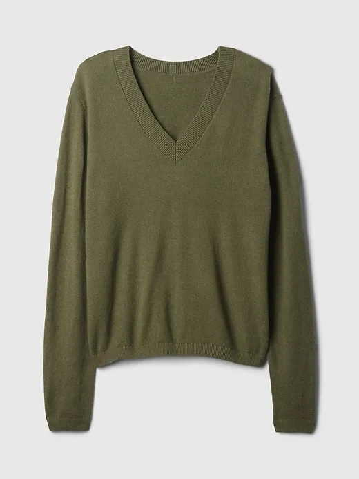 CashSoft V-Neck Sweater sold by GAP product image thumbnail 5