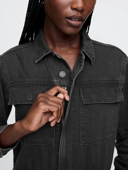 Denim Cargo Jumpsuit sold by GAP product image thumbnail 4