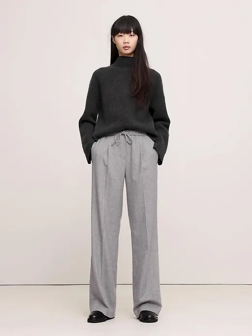 Double-Faced Cashmere Sweater with Vented Back sold by Banana Republic product image thumbnail 5