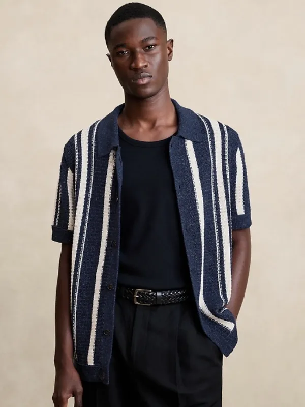 Cotton-Linen Resort Shirt sold by Banana Republic