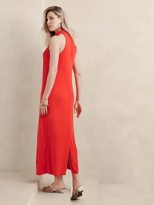 Draped Jersey Maxi Dress sold by Banana Republic product image thumbnail 2