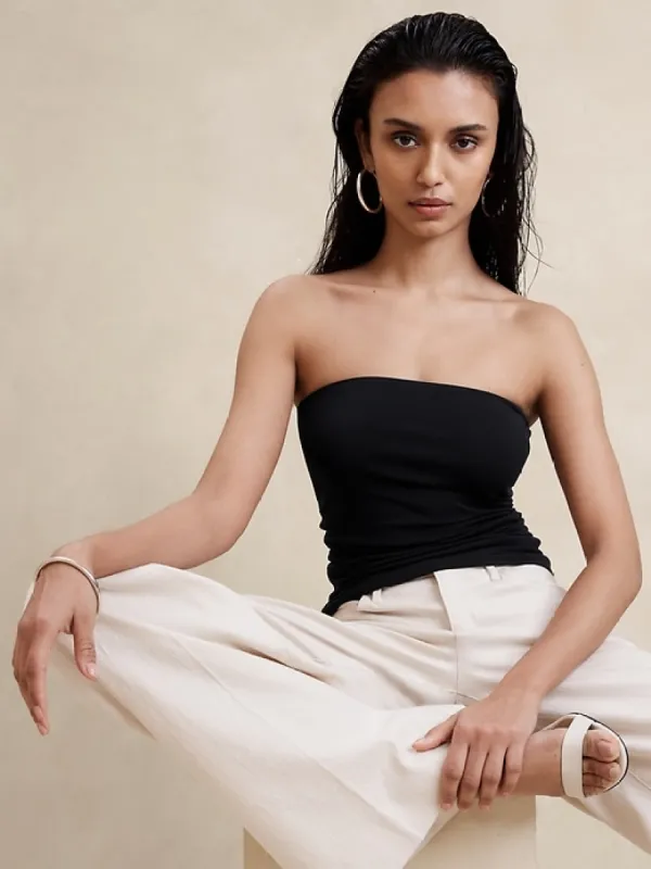 Cotton-Modal Tube Top sold by Banana Republic