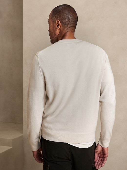 Sarno Cashmere Crew-Neck Sweater sold by Banana Republic product image thumbnail 2