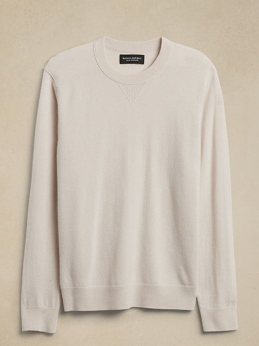 Sarno Cashmere Crew-Neck Sweater sold by Banana Republic product image thumbnail 4