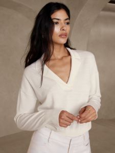 Bella Merino Sweater Polo sold by GAP