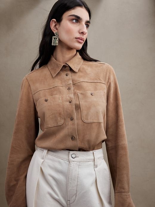 Tyrol Suede Shirt sold by GAP