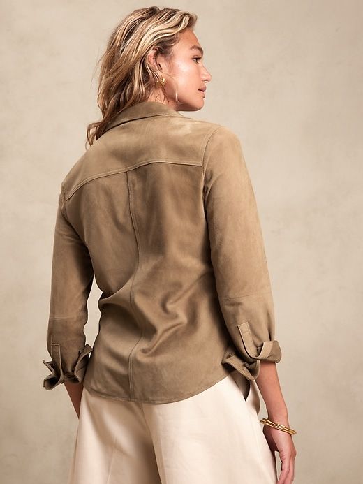 Tyrol Suede Shirt sold by GAP product image thumbnail 2