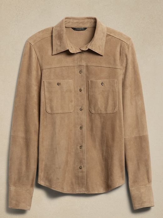 Tyrol Suede Shirt sold by GAP product image thumbnail 4