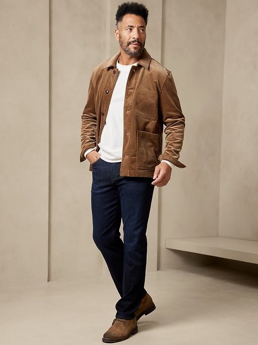 Straight LUXE Traveler Jean sold by Banana Republic