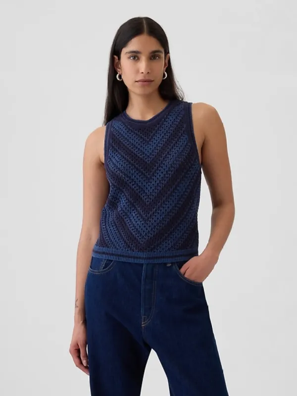 Crochet Tank Top sold by GAP