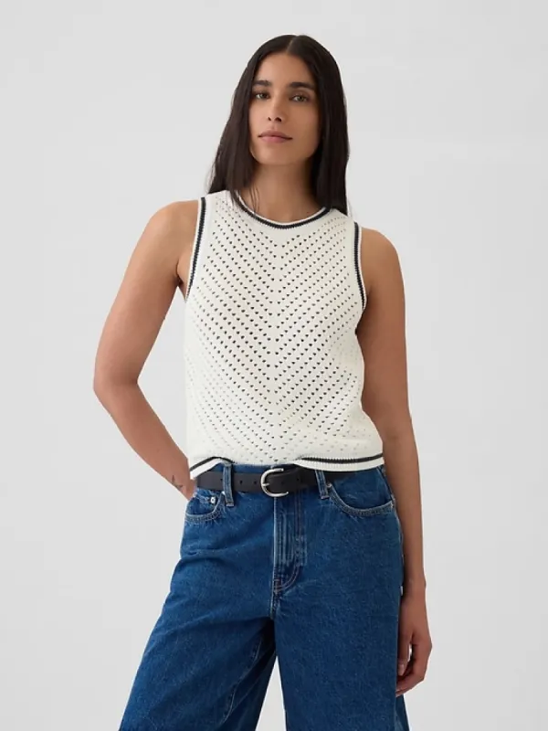 Crochet Tank Top made by GAP