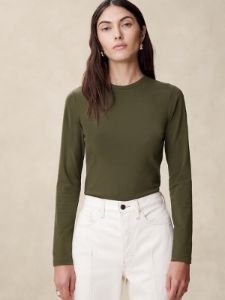 Refined Crew-Neck T-Shirt sold by Banana Republic