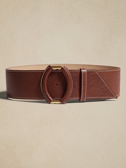 Ravello Leather Waist Belt sold by Banana Republic