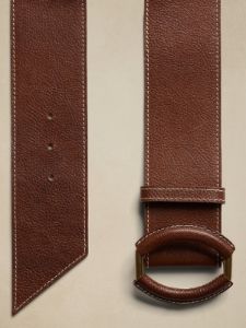 Ravello Leather Waist Belt sold by Banana Republic