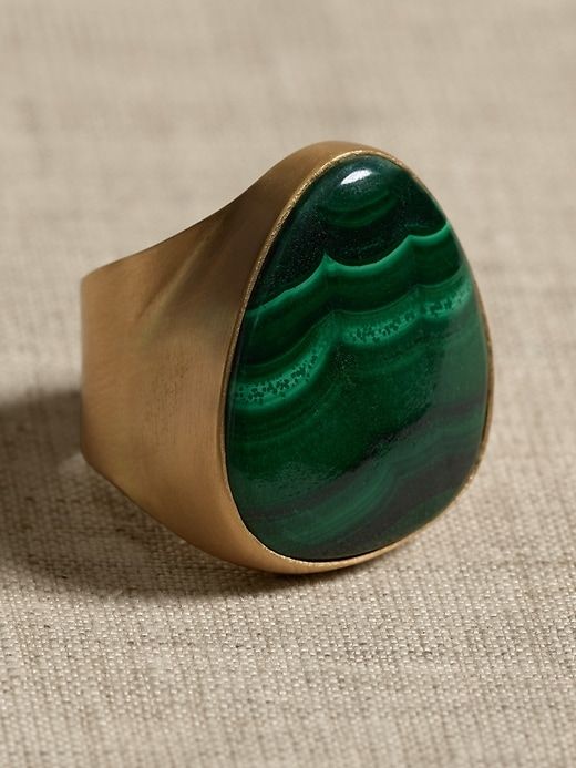 Malachite Ring | Aureus + Argent sold by GAP
