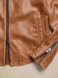 Leather Biker Jacket sold by Banana Republic