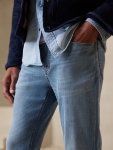 Slim Luxe Traveler Jean sold by Banana Republic