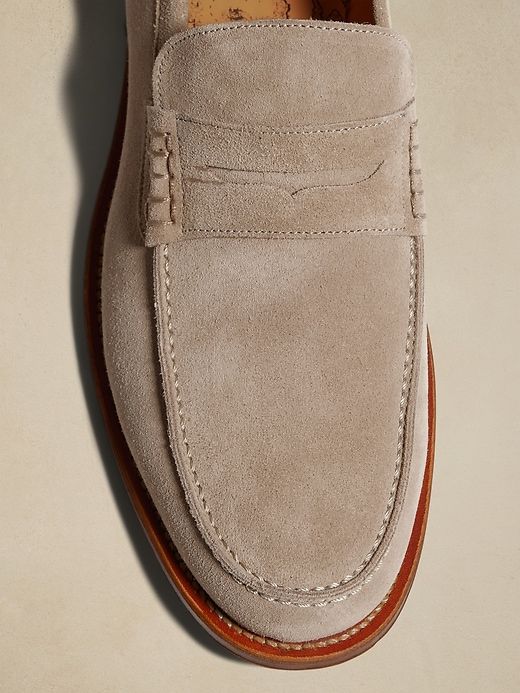 Asher Suede Penny Loafer sold by Banana Republic product image thumbnail 3