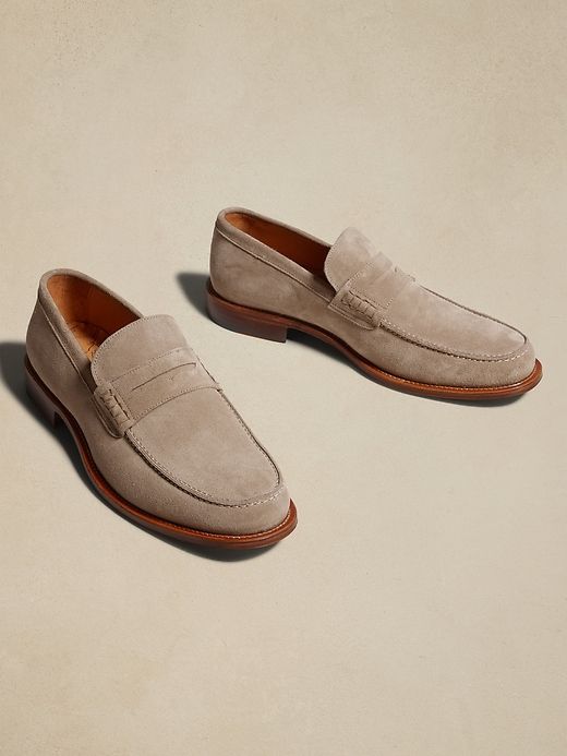 Asher Suede Penny Loafer sold by Banana Republic product image thumbnail 5
