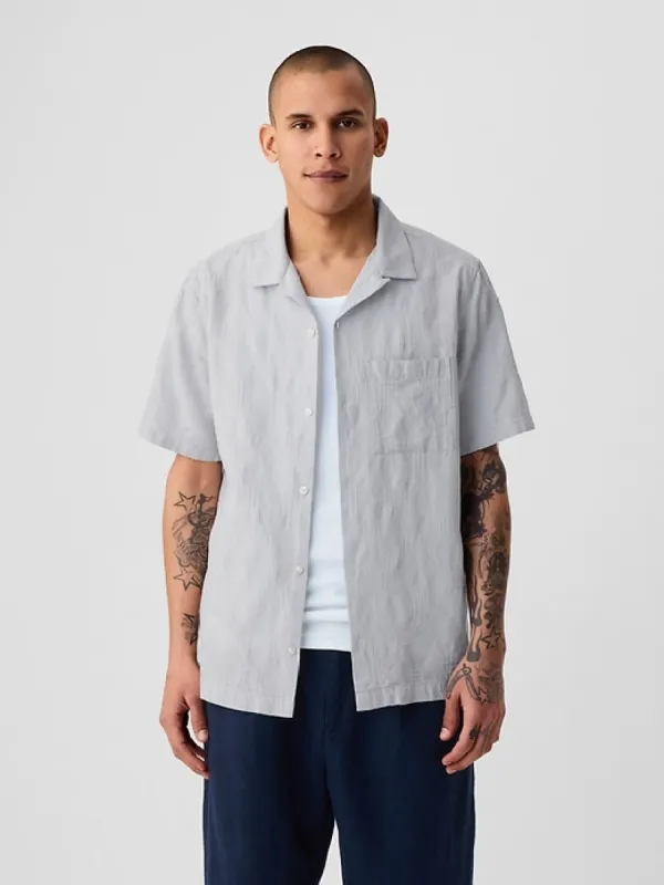 Jacquard Resort Shirt sold by GAP